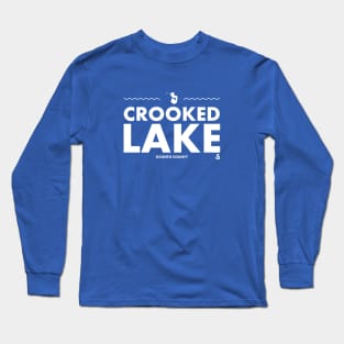 Oconto County, Wisconsin - Crooked Lake Long Sleeve T-Shirt